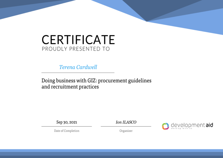 GIZ - Procurement and Recruitment Practices